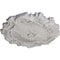 Ekena Millwork Plymouth Ceiling Medallion (Fits Canopies up to 1 5/8"), 16 3/4"OD x 1 3/8"P, Ultra Pure White CM16PLUWF - alternate 3